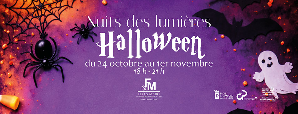 Nuits des lumiéres Halloween 2026 - du 24 octobre au 1er novembre 2026 - 18 h - 21 h - Chez Flo & Marc www.leshotesdechouzy.com